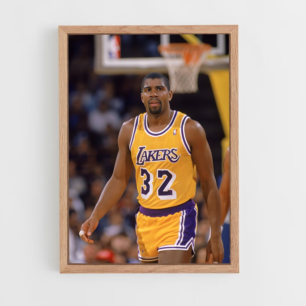 Poster Magic de johnson – affiche Basketball (vue 4)